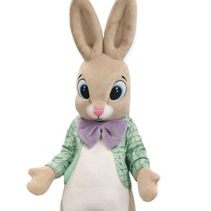 Easter Bunny Mascot Costume, Adult Mascot Costume, Party Mascot Costume, Event Mascot Costume, Birthday Party Costume, Luxury Mascot Costume