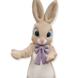 Easter Bunny Mascot Costume, Adult Mascot Costume, Party Mascot Costume, Event Mascot Costume, Birthday Party Costume, Luxury Mascot Costume
