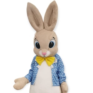 Easter Bunny Mascot Costume, Adult Mascot Costume, Party Mascot Costume, Event Mascot Costume, Birthday Party Costume, Luxury Mascot Costume