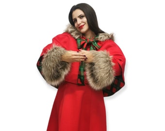 Disfraz Niña Navidad, CALIDAD PREMIUM, Disfraz Adulto, Disfraz Fiesta, Disfraz Evento, Disfraz Fiesta Cumpleaños, Disfraz Lujo