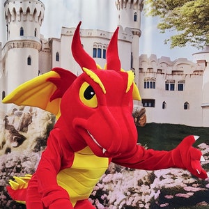 My Dragon Mascot Costume, Adult Mascot Costume, Party Mascot Costume, Event Mascot Costume, Birthday Party Costume, Luxury Costume