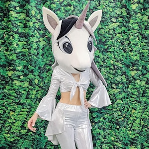 Cute Unicorn Mascot Costume, Adult Mascot Costume, Party Mascot Costume, Event Mascot Costume, Birthday Party Costume, Luxury Mascot Costume