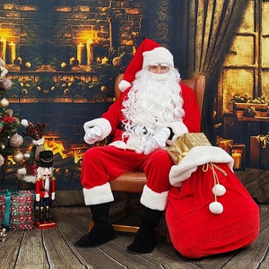 The Santa Costume, PREMIUM QUALITY, Adult Costume, Party Costume, Event Costume, Birthday Party Costume, Luxury Costume
