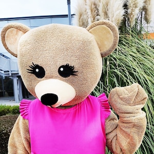 Teddy Bear Mascot Costume, Adult Mascot Costume, Party Mascot Costume, Event Mascot Costume, Birthday Party Costume, Luxury Mascot Costume