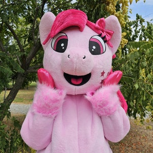 Pink Unicorn Mascot Costume,Adult Mascot Costume, Party Mascot Costume, Event Mascot Costume, Birthday Party Costume, Luxury Mascot Costume