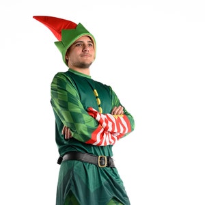 Green Elf Costume, PREMIUM QUALITY, Adult Costume, Party Costume, Event Costume, Birthday PartyCostume, Luxury Costume
