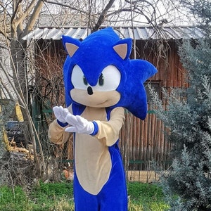 Sonic the Hedgehog Mascot Costume - Etsy