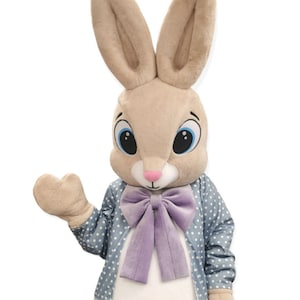 Easter Bunny Mascot Costume, Adult Mascot Costume, Party Mascot Costume, Event Mascot Costume, Birthday Party Costume, Luxury Mascot Costume