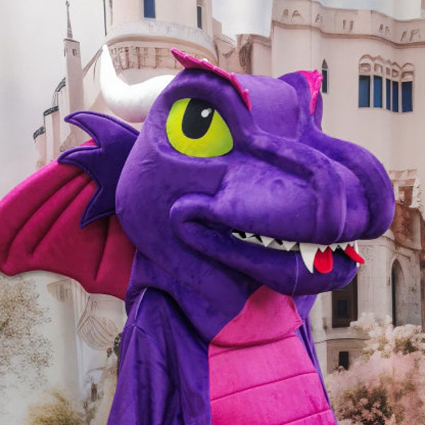 Purple Dragon Costume Etsy