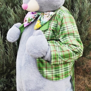 Easter Bunny Mascot Jacket and Huge tie