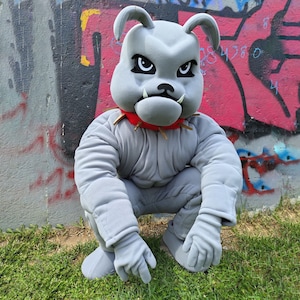 Bulldog Mascot Costume, Adult Mascot Costume, Party Mascot Costume, Event Mascot Costume, Birthday Party Costume, Luxury Mascot Costume