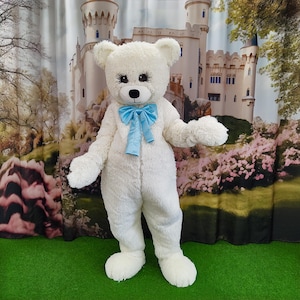 Cute Bear Mascot Costume, Adult Mascot Costume, Party Mascot Costume, Event Mascot Costume, Birthday Party Costume, Luxury Mascot Costume