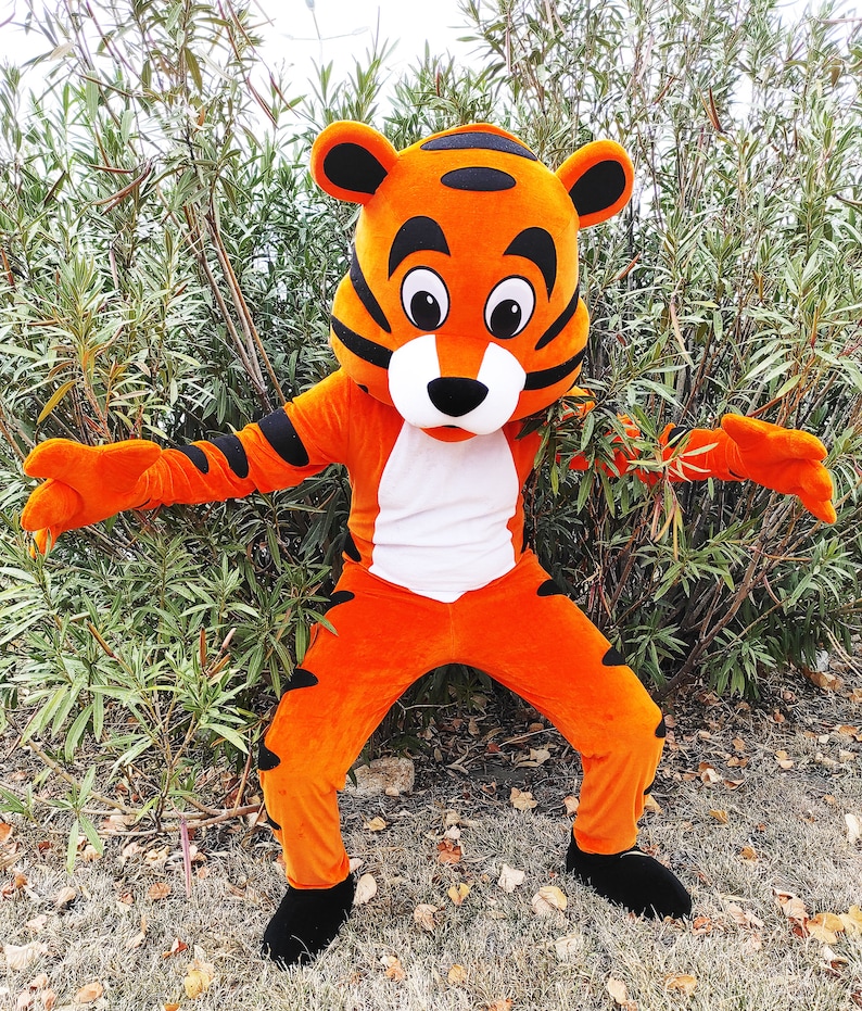 Tiger Mascot Costume, Adult Mascot Costume, Party Mascot Costume, Event