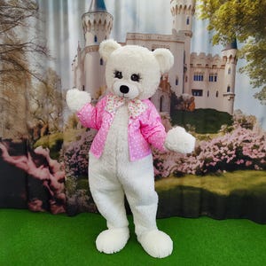 Cute Bear Mascot Costume, Adult Mascot Costume, Party Mascot Costume, Event Mascot Costume, Birthday Party Costume, Luxury Mascot Costume