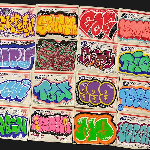 Custom Graffiti Stickers Etsy