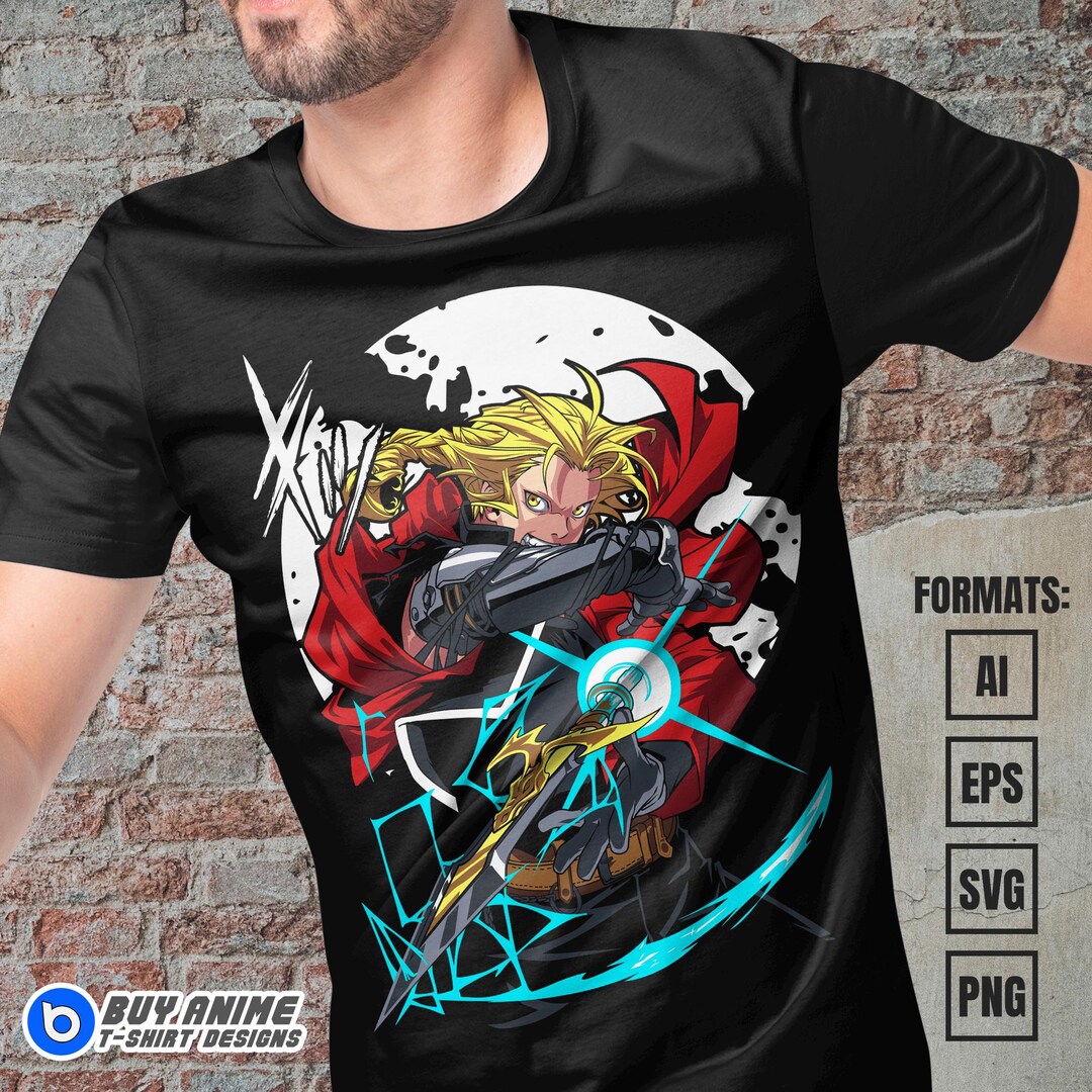 Premium Anime Vector Layered Eps, AI, Png and Svg Files for T-shirts ...