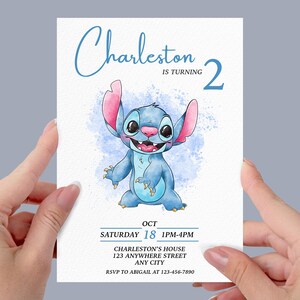 Faire-part d'anniversaire numérique personnalisé pour enfants de tout âge | Invitation de fête d'enfants imprimable | Facile à imprimer ou à partager en ligne | Livraison rapide