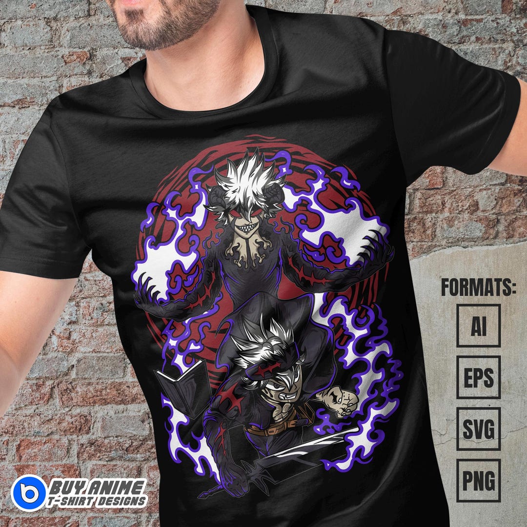 Premium Anime Vector | Layered Eps, AI, Png and Svg Files for T-shirts ...