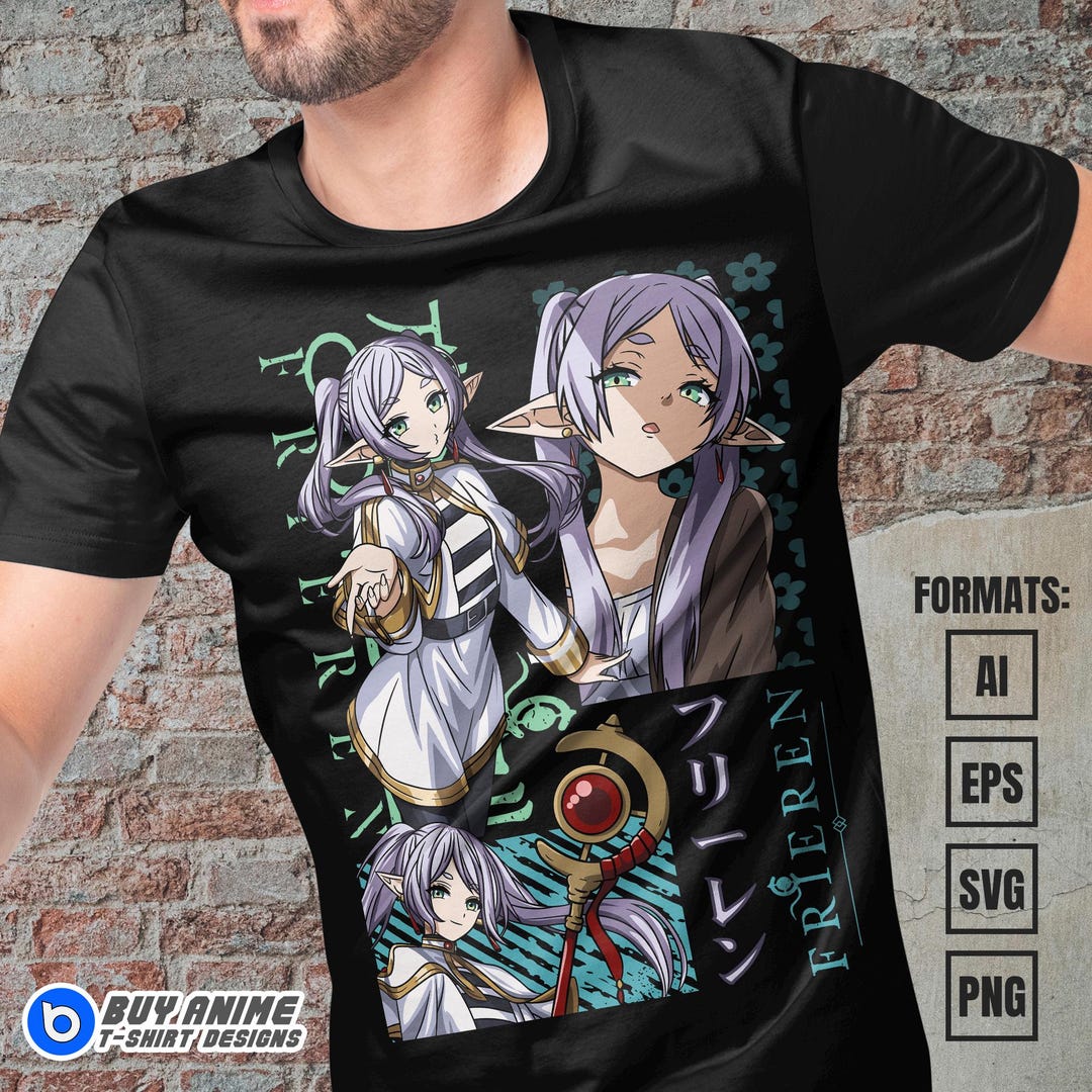 Premium Anime Vector Layered Eps, AI, Png and Svg Files for T-shirts ...