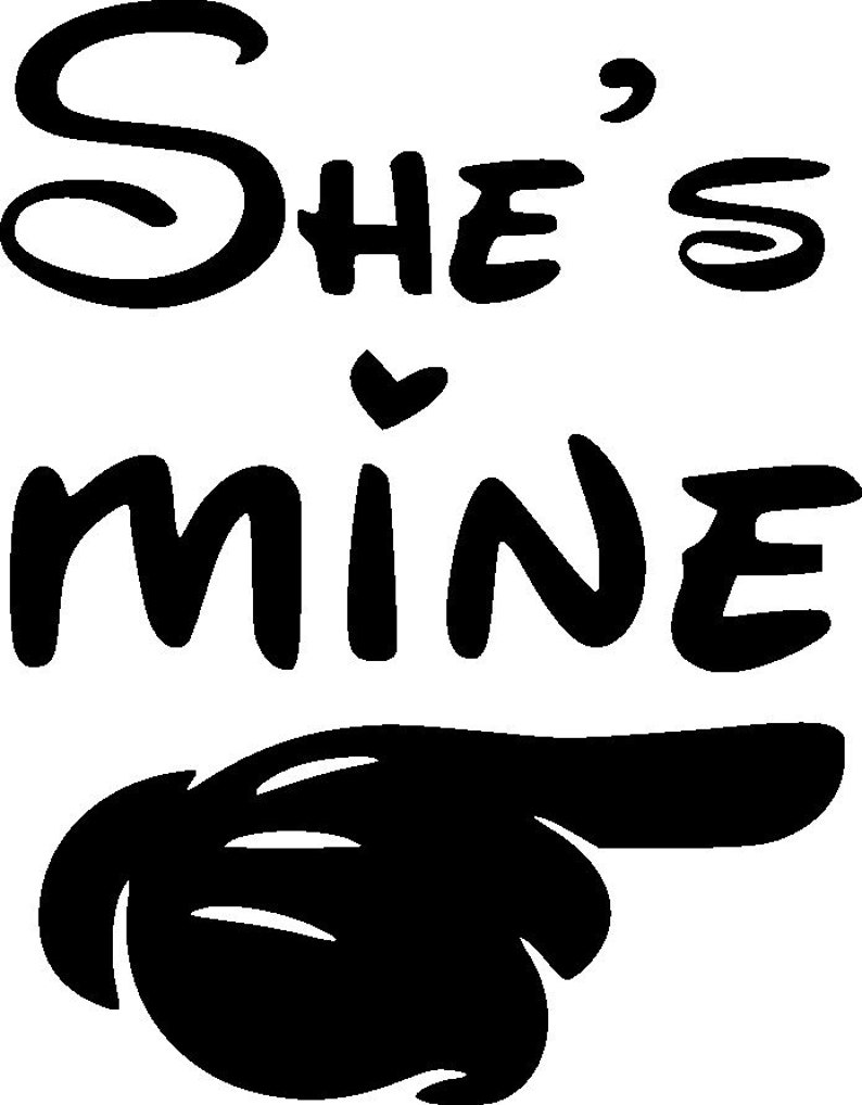 He's Mine & She's Mine Svg , Png instant Download Etsy