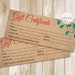 Printable Gift Certificate Template Gift Card Printable Gift - Etsy