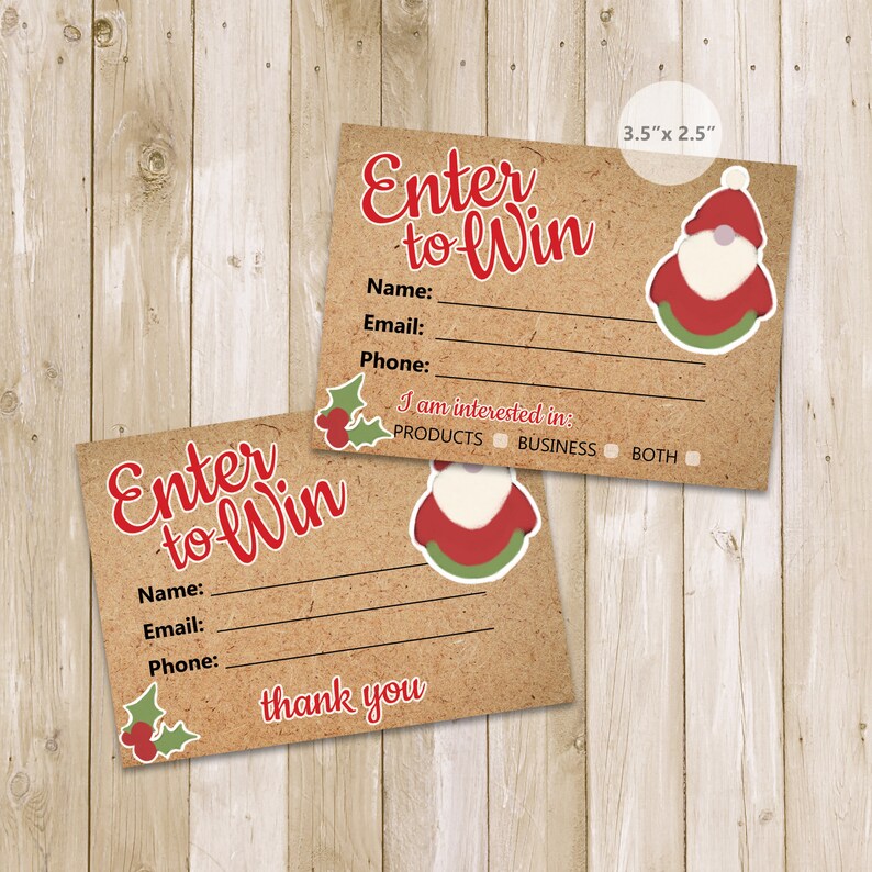 Printable Raffle Ticket Templates Enter to Win Cards Printable - Etsy ...