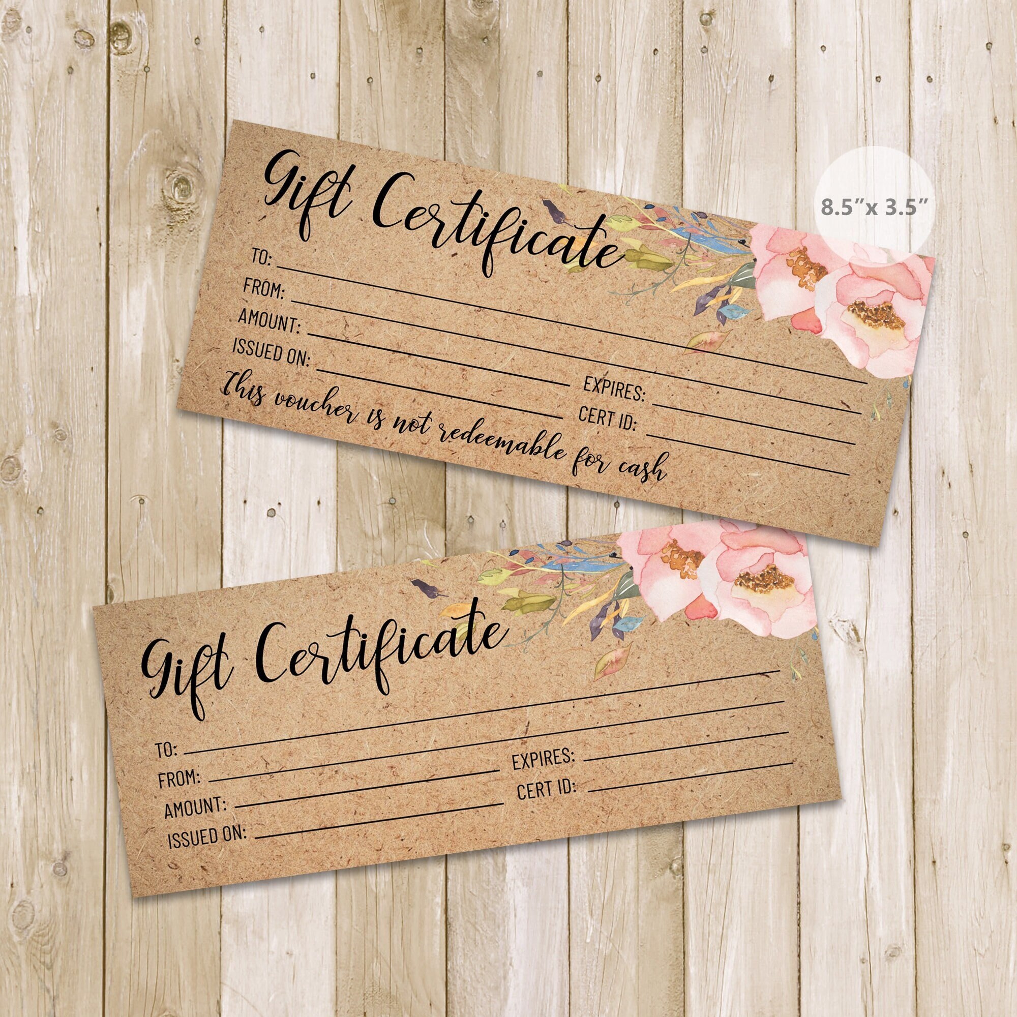 Mother s Day Gift Card Template for Gift Certificate Etsy Mother s Day Gift Card Template for Gift Certificate Etsy