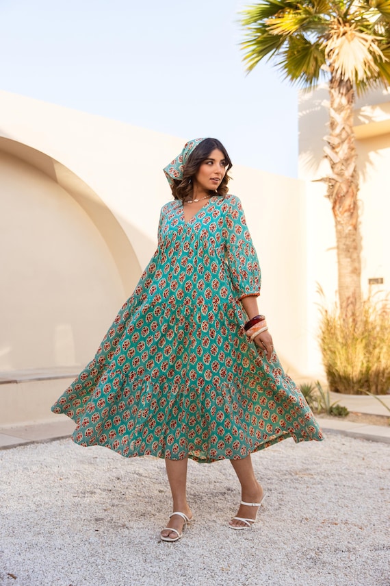 turquoise summer dress romantic wrap dress, bridesmaids dress, maxi dress, long dress, wedding guest dress, formal dress, evening 24.8waist Bonjour to effortless summer style