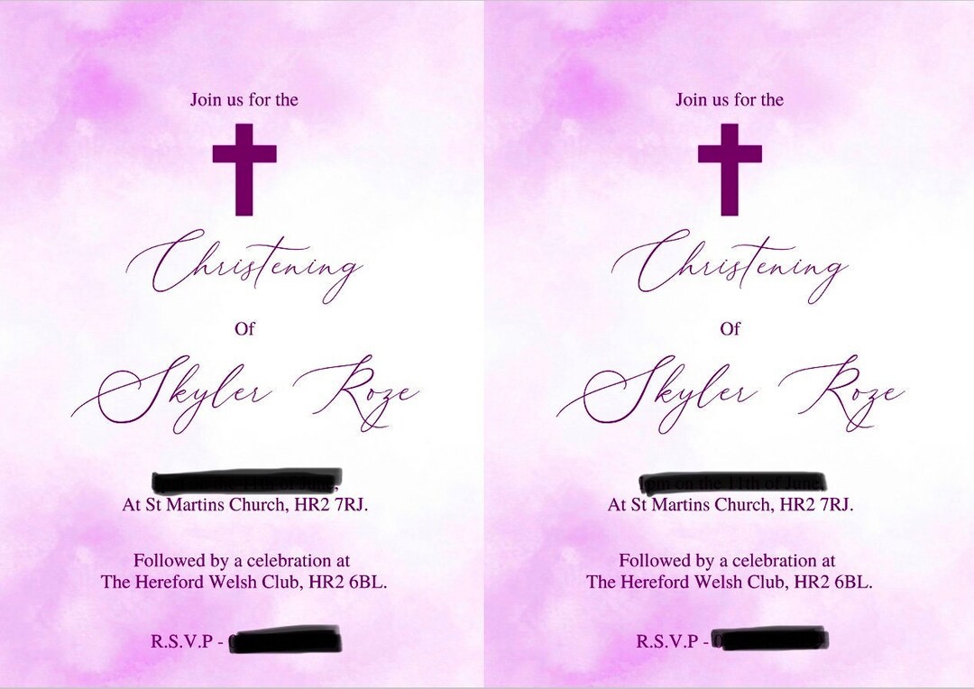 Custom Invitations Etsy