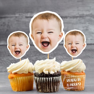 Funny Cupcake Topper Custom Design Printable Digital File, Personalised Cupcake Topper, Funny Cupcake Topper Digital Download