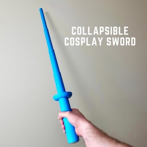 Spada Cosplay pieghevole, stampa 3D, oggetto di scena Cosplay, accessori per costumi, Comic Con, oggetto di scena per convention