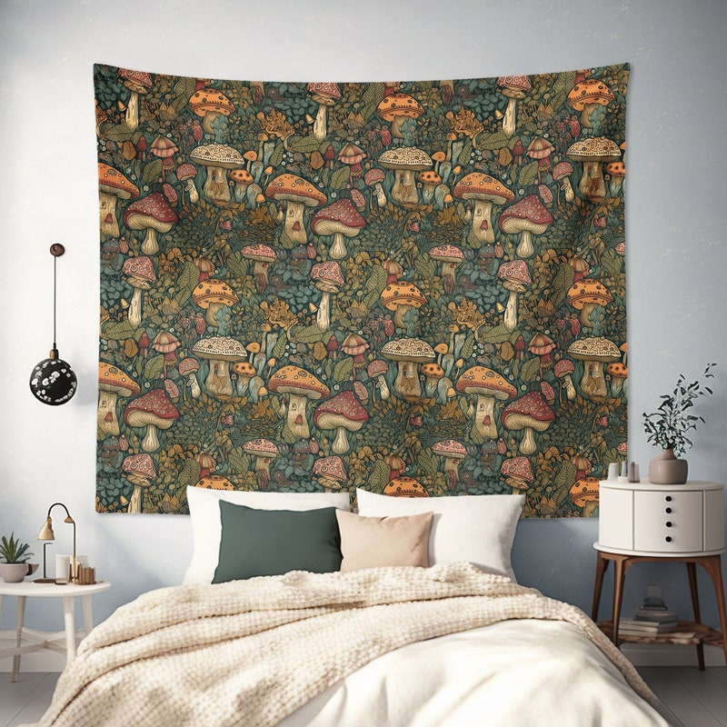 Mushroom Room Decor Etsy