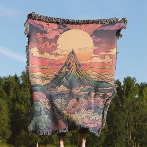 Trippy blankets for wall deals