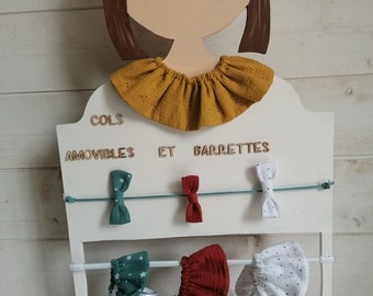 Ensemble col amovible enfant avec barrette