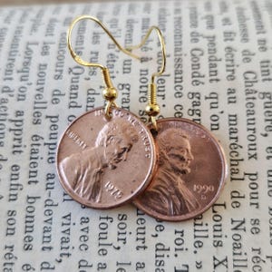 USA coin earrings, coin earring, unique coin earrings, Earring usa coins, earrings, Handmade,