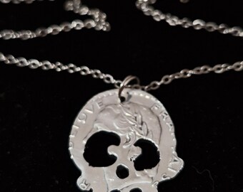 Skull pendant, evil pendant, death, skull pendant, skull Jewelry, Schädel, skull jewelry, skull chain