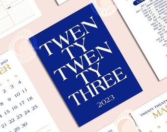 2023 Calendar, 2023 Planner, 2023 printable Calendar, 2023 Planner weekly monthly, 2023 Planner Daily, Monthly Calendar, Planner PDF