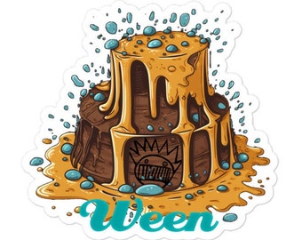 Ween Sticker, ChocoCheese Cake, Fan Art, Boognish