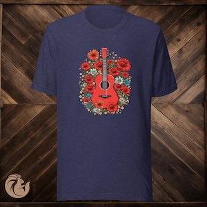 Billy Strings shirt, BMFS, Red Daisy Guitar, Bluegrass, Fan Art Unisex t-shirt