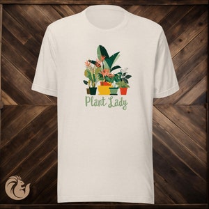 Plant Lady T-Shirt, Garden Top, Plants Shirt, Botanical Shirt, Plant Lover Shirt, Gift for Plant Lover, Gardening Shirt