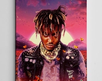 Juice WRLD スカジャン Lサイズ グラフィック Official '20 Juice WRLD 999 Life Jacket Snap Satin Bomber XXL LTD
