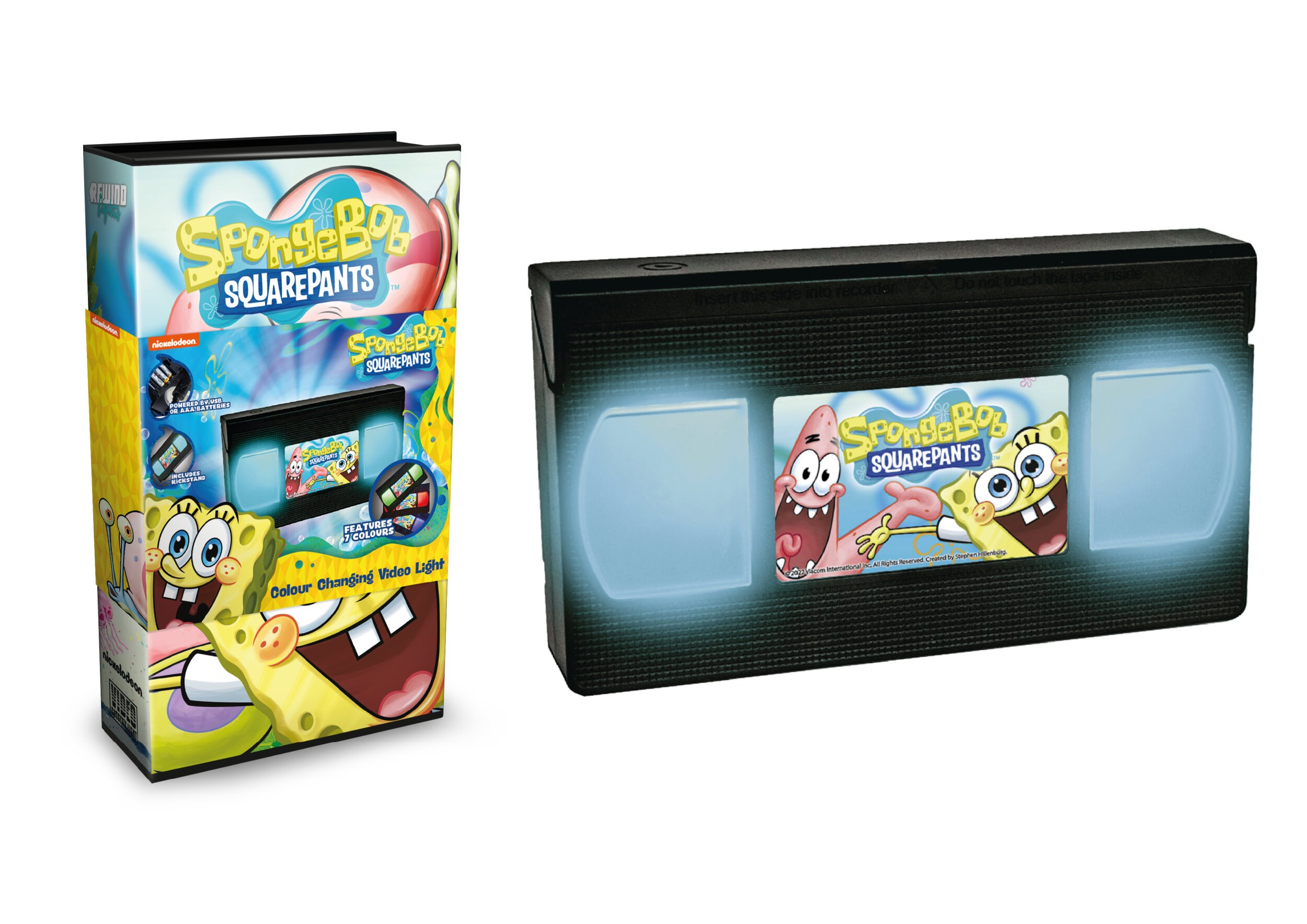 Spongebob Squarepants Rewind Lights Video Light perfect Etsy
