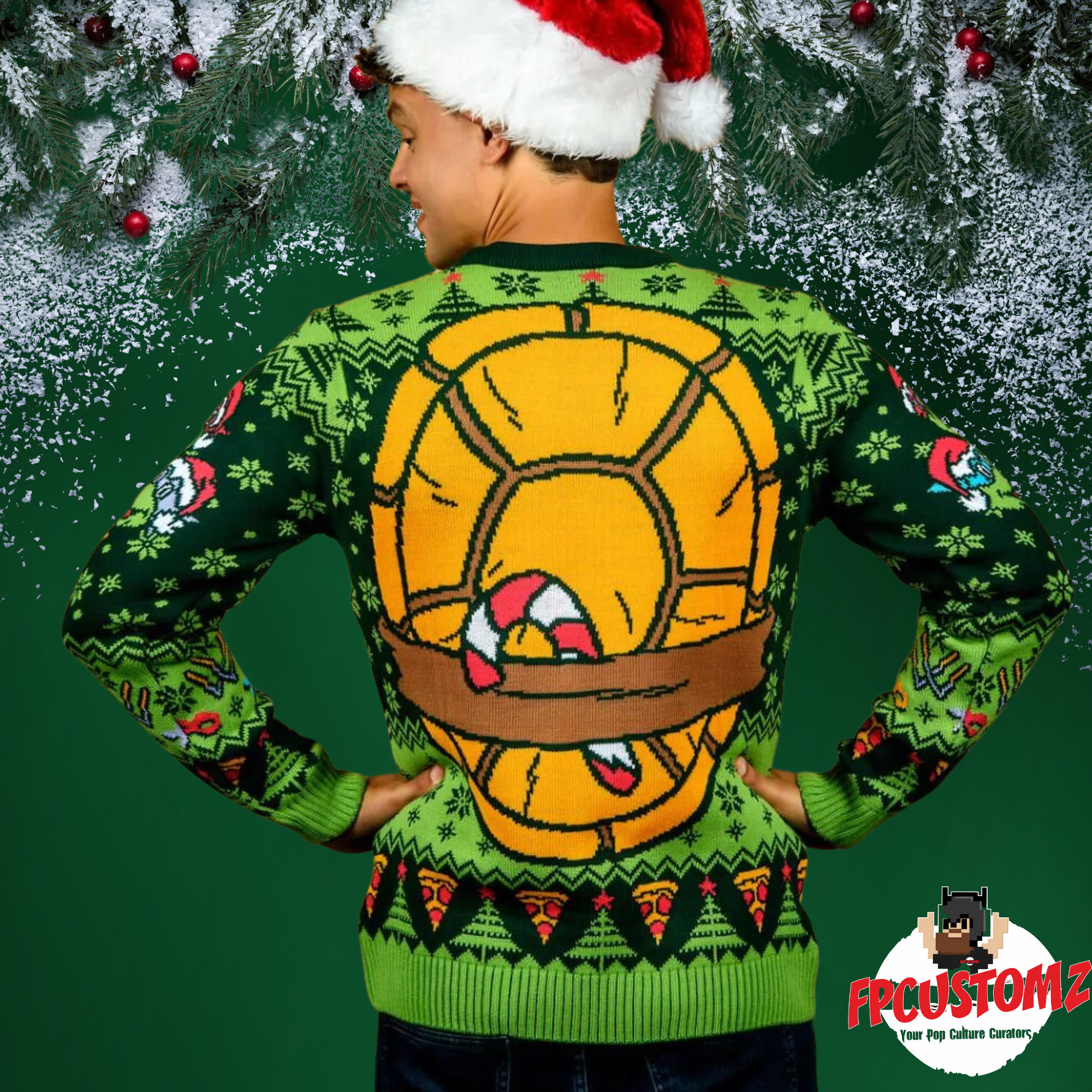 Ninja turtle christmas sweater online