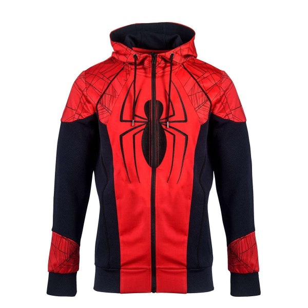 Full Zip Spiderman Hoodie