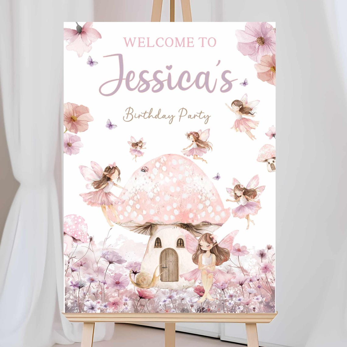 fairies welcome sign