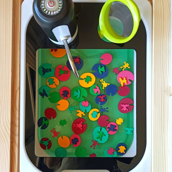Water table for Flisat experimental table. Trofast water lid. Flisat insert. Endless water special sensory game