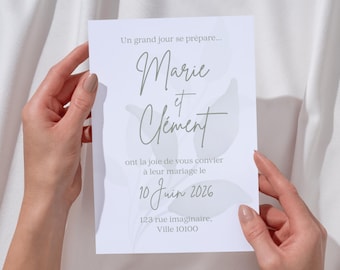 Pack Mariage - Modèles 100% personnalisables sur Canva