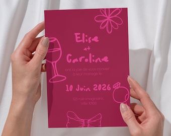 Pack Mariage - Modèles 100% personnalisables sur Canva