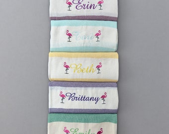 Toalla de playa personalizada / Toalla de playa personalizada / Toalla de despedida de soltera / Manta de playa / Amante de la playa / Toalla personalizada / Regalos para viajes de chicas