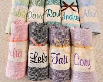 Personalized Beach Towel, 40x70” Girls Trip Personalized Gifts, Bachelorette Party, Bridesmaid Gifts, Party Favor, Team Gift, Wedding Gift